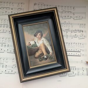 Framed Vintage Boy Portrait